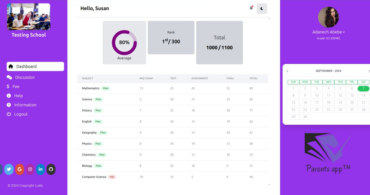 Pi Parents Portal